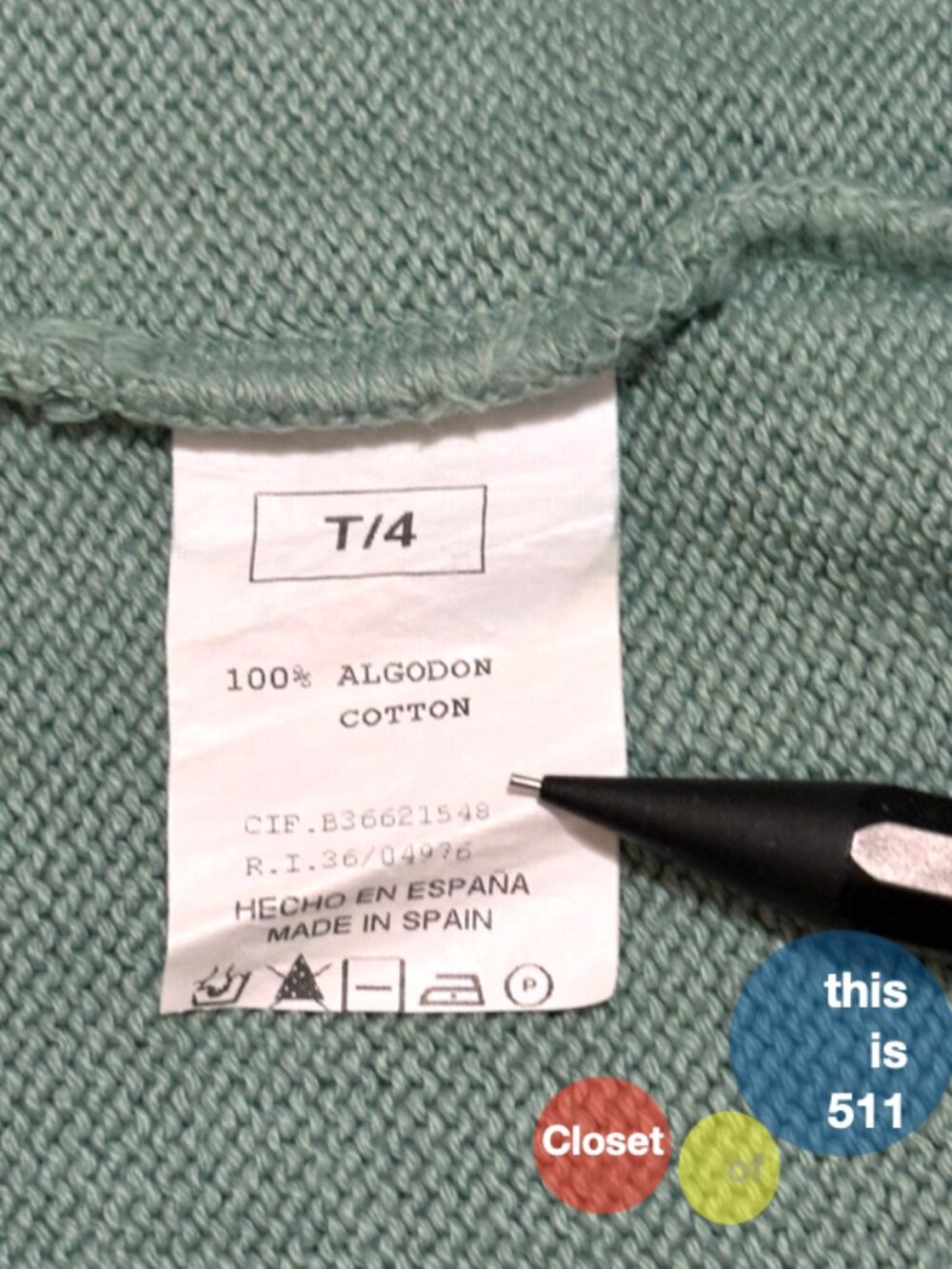 La Coqueta kids girls cardigan size 4T - Picture 2 of 5